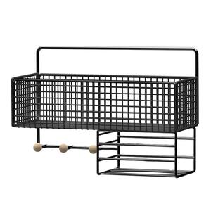 厨房墙上置物架橱柜卧室门后极窄壁挂免打孔夹缝收纳架调料品架子