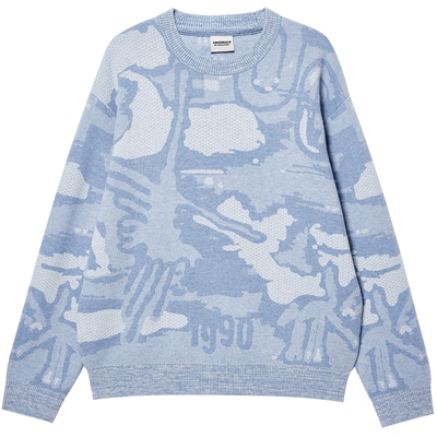 杰克琼斯2025年冬季新款男装毛衣宽松圆领舒适长袖时尚百搭上衣