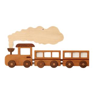 创意可爱实木挂钩卡通儿童房入户门玄关墙壁挂衣架衣帽架免打孔