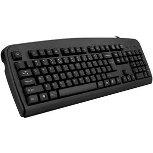 双飞燕有线键盘USB笔记本电脑黑色PS2圆口台式机鼠标光电套装KB-8