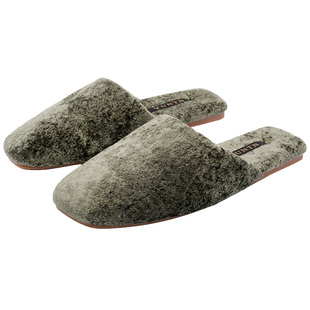 冬轻奢复古高级感情侣保暖家用居家室内情侣加绒棉拖鞋女防滑轻便