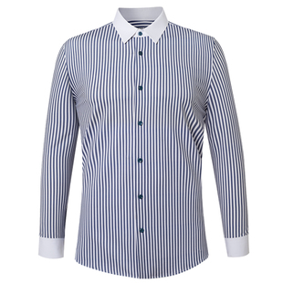 Degre Zero衬衣男款长袖天然免烫140支匹马棉高档高弹力针织衬衫