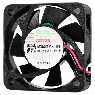 永立12v0.06a静音4010监控硬盘机箱4cm滚珠散热风扇MGA4012SB-O10