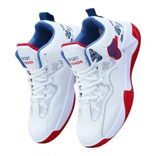 男鞋运动鞋秋季休闲跑步鞋皮面防水耐磨百搭休闲老爹鞋学生球鞋男