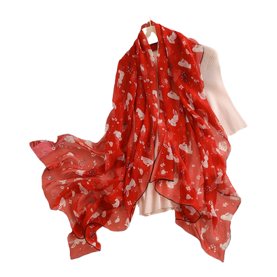 真丝丝巾女士2026新款围巾长条纱巾护颈春秋薄款春季夏季杭州春天