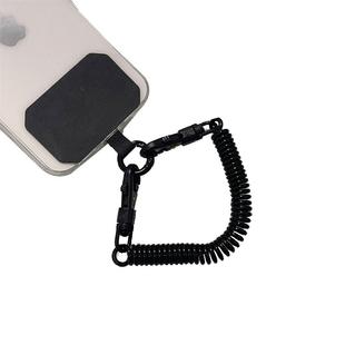 熠客 手机壳挂绳彩色电话线弹簧挂绳短款链条挂工牌挂饰学生防丢钥匙手腕绳耳机套彩色卡片垫片夹片包包配件