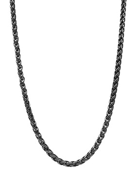 古银色不锈钢龙骨链做旧高级感