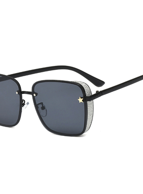 墨镜欧美大框ins太阳镜显瘦欧美