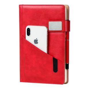 多功能笔记本子记事本红色商务笔记本本子ins风会议记录本简约日记本精致大学生创意可爱少女心手账本厚本