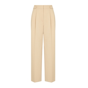 Scofield休闲阔腿直筒裤日常通勤简约裤子女装秋季裤子