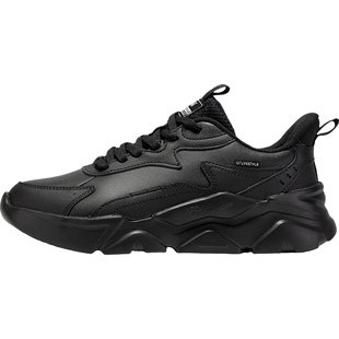 361女鞋运动鞋2026新款秋春季防水皮面休闲鞋361度官方正品老爹鞋