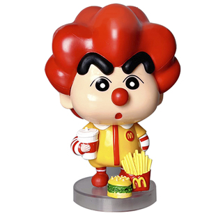 Q版如来佛祖蜡笔可乐僵尸济公木偶雨衣小新野原潮玩摆件礼物手办