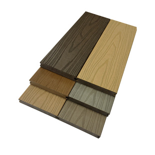 户外塑木地板自铺露台二代共挤木塑地板室外防腐木阳台庭院实心板