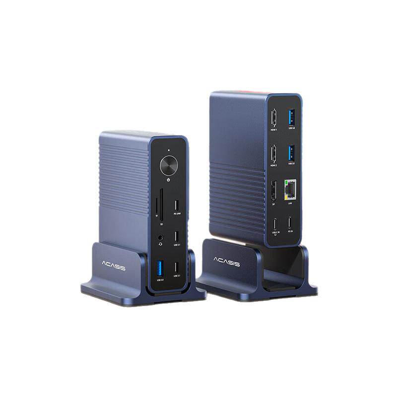 阿卡西斯桌面拓展坞Type-C扩展dp转雷电4 4K60Hz HDMI网线转换器