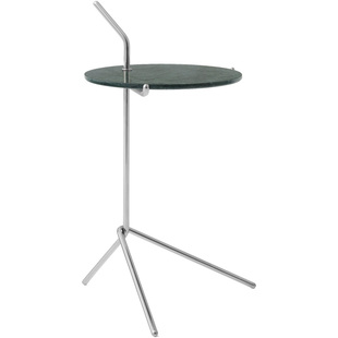 Tradition北欧现代简约Halten 边几极简大理石玻璃高级感沙发角几