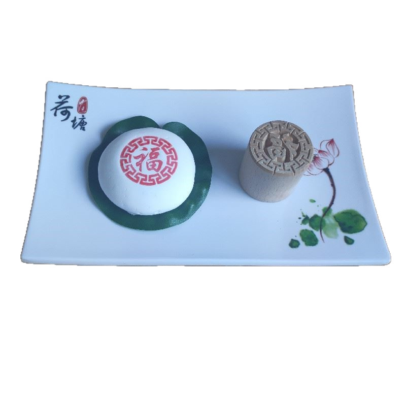 馒头红印章苏式月饼凸糕点福寿喜梅花面食糕饼印章色素如意烘焙