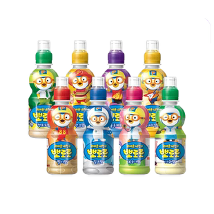 【自营】韩国进口pororo啵乐乐儿童饮料网红混合果味含乳饮品果汁