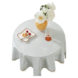 圆桌布复古蕾丝咖啡轻奢长方形餐桌布法式田园风茶几布小圆桌盖巾