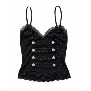 FOURFORTY ADMIRAL FLORAL CAMI 少女时代 拿破仑碎花蕾丝吊带