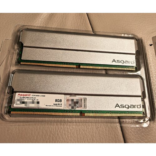 询价-DDR516G阿斯加特AsgardDDR5套装台可维修
