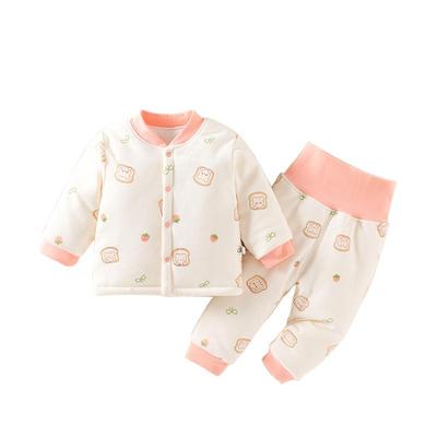 棉恋森婴儿衣服冬季分体套装纯棉