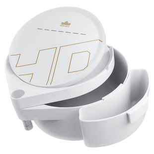 汉鼎拉饵盘强磁拉丝盘黑坑竞技散炮盆鱼饵饵料盒食盒钓椅钓箱配件