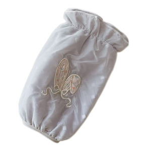 成人女短款袖套学生防污羽绒服中大童少女护袖蕾丝双层纱时尚防水