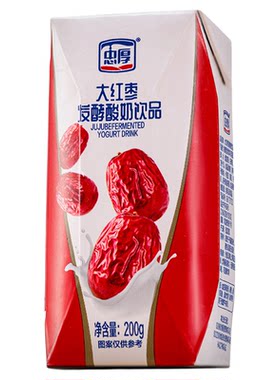 忠厚大红枣发酵酸奶饮品200g*12