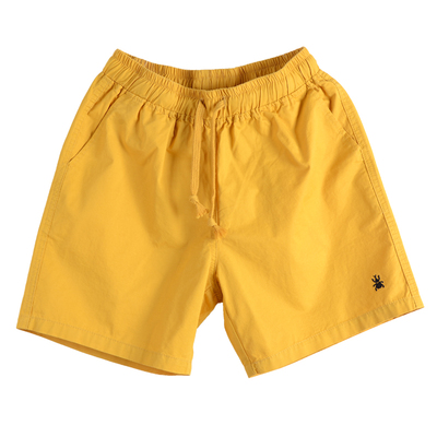 松紧腰情侣款休闲情侣纯棉男短裤