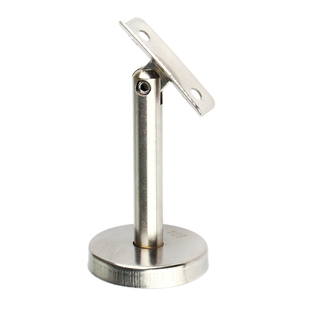 GoldMM靠墙不锈钢扶手直托架 楼梯加固配件 实木护栏固定支架包邮