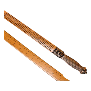 戒尺家用教鞭教师竹条专用家法棍尺子竹质不伤人儿童幼儿学生小孩子老师加厚上课神器软尺弟子规戒条藤条教棍