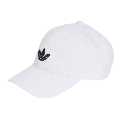 adidas阿迪达斯男女同款运动棒球帽鸭舌帽白色遮阳帽JC6025
