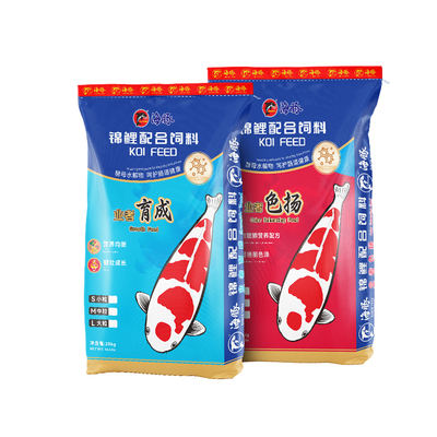 海豚锦鲤鱼饲料成长扬色上浮下沉