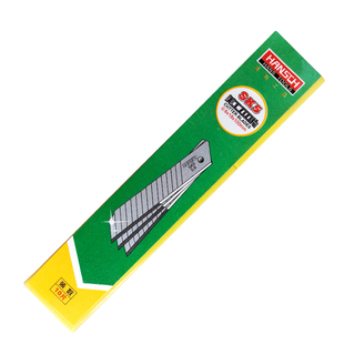 汉斯美工刀刀片大号18mm加厚锋利尖小型刀片9mm小号裁纸刀片刀架