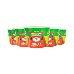 鲜香馋超香香菜方便面速食杯面mini杯碗杯早餐夜宵45g*5杯