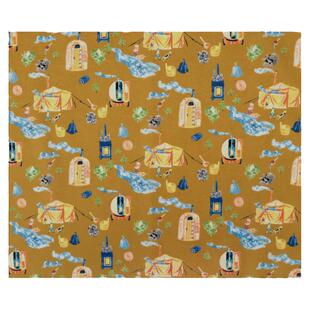 日本进口布料hokkoh纯棉60支lawn透气柔软手工连衣裙服装河边度假