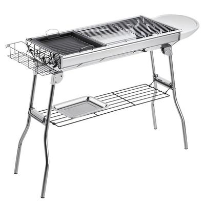 捷安玺烧烤炉家用烧烤架户外折叠便携式炉子室内不锈钢烤肉架子网