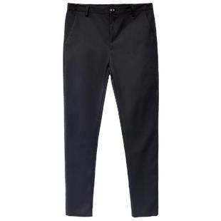 休闲裤秋冬季长裤加绒加厚抗皱垂感西裤韩版修身男百搭小脚九分裤