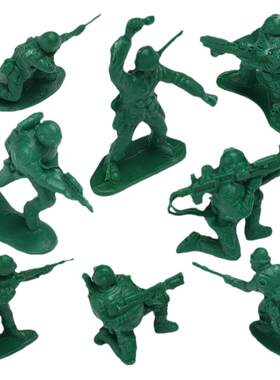 JEU1/72赛博兵团绿沙士兵玩具