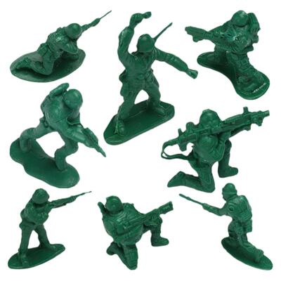 JEU旧义赛博兵团打仗小人玩具