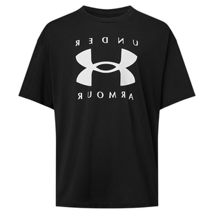 安德玛官方UA  男子运动休闲高克重宽松透气短袖T恤1389146