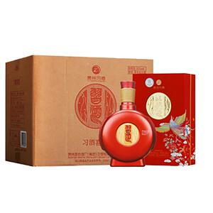 贵州习酒国产白酒纯粮食酒喜宴500ml*6瓶53度酱香型婚庆结婚宴请