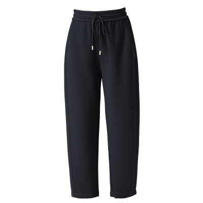 凌丹娜藏青色哈伦裤女休闲裤子