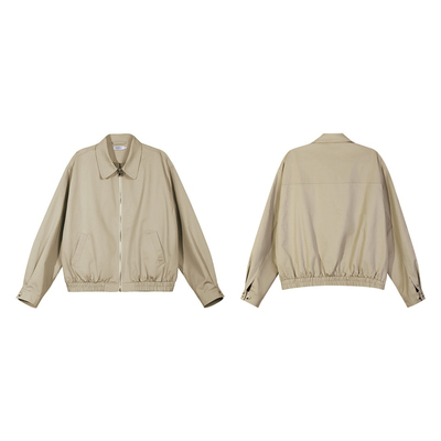 ALLFIT卡其色哈灵顿夹克