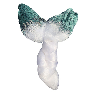 单层渔网粘网白条专用鱼网大全丝网浮网沉网1指石斑餐条沾小鱼网