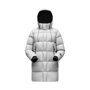 美力城白鹅绒羽绒服连帽长款保暖加厚户外休闲外套女25年冬季新款
