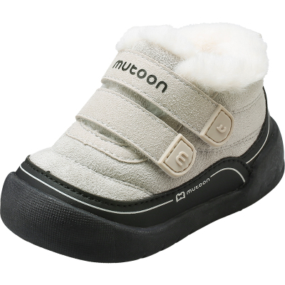 牧童宝宝软底加绒保暖学步鞋