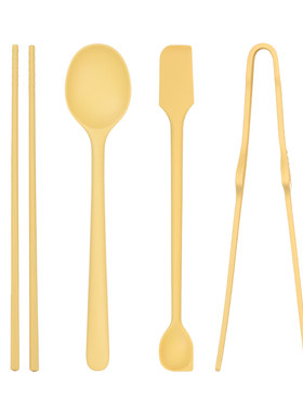 姜妍同款硅胶勺筷餐具便携套装