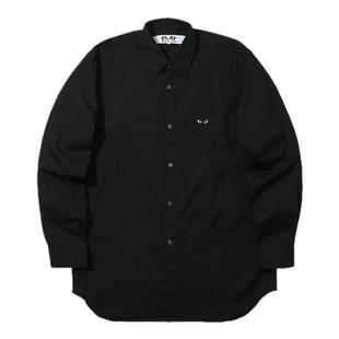 IT CDG PLAY COMME des GARÇONS川久保玲男装长袖衬衫饰爱心缝饰