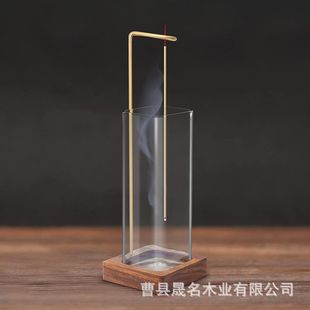 木质香薰架批发倒置线香香炉创意插香厂家架木制插直供香简约底座